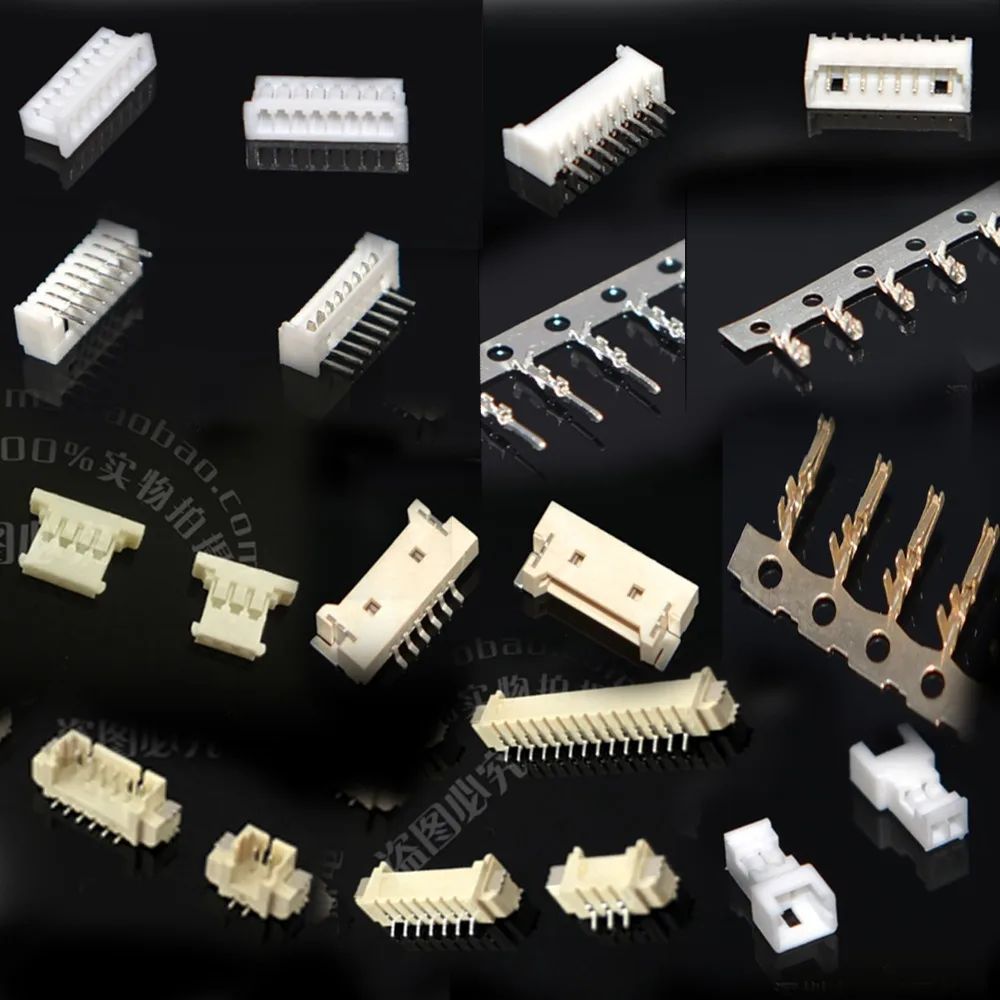 

10Pcs JST 1.25 Wire Cable Connector DIY JST 1.25 2/3/4/5/6/7/8/9/10/12/13/14/15/16 Pin The connector head terminal Housing