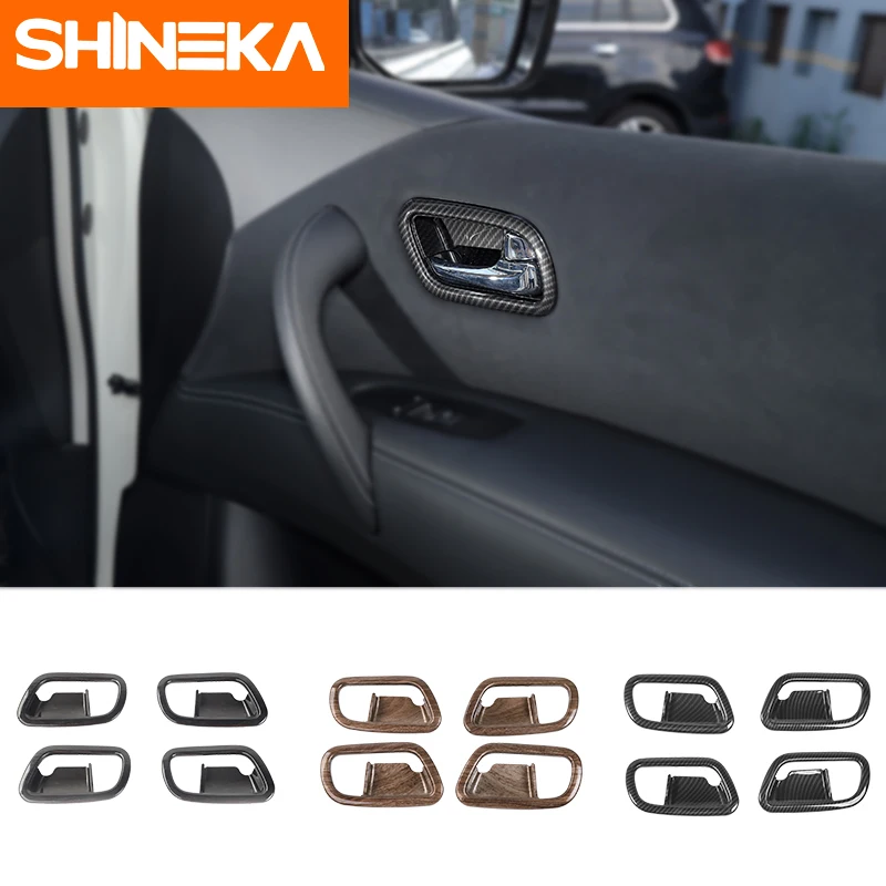 Молдинги для салона SHINEKA Nissan Patrol Y62 аксессуары АБС пластик ручка двери чаша