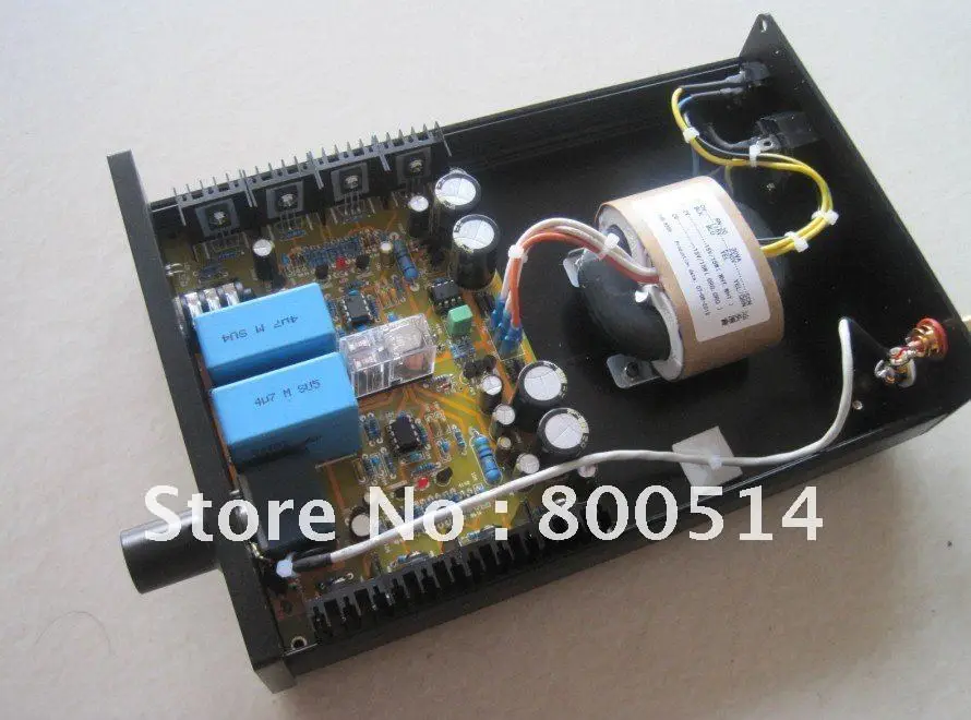 

Finished HV1 Headphone amplifier AMP with R-core transformer ALPS Potentiometer ---115V /230V available