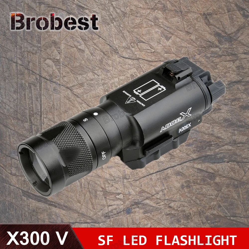 

X300 Series X300V IR Flashlight Tactical LED Night Vision Weapon Light Glock 17 18 18C Pistol Armas Fit 20mm Rail