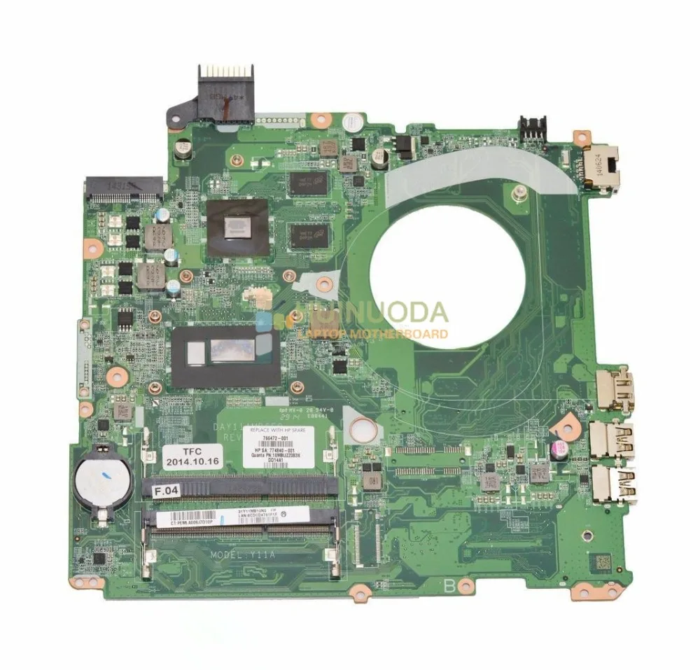 

NOKOTION Mainboard For HP 15-P 766472-001 Laptop Motherboard i7-4510u 840M 2GB DDR3 DAY11AMB6E0 REV:E