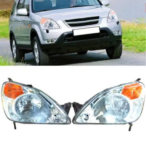 

Right & Left Headlights Set No Bulbs For Honda CR-V 2002-2004