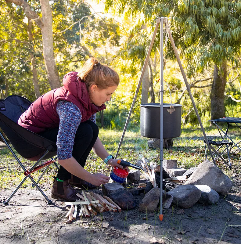 Pote de Liga de Alumínio Portátil para Piquenique Naturehike Ourdoor Cozinhar Grande Capacidade Pendurado Pote Utensílios 10l 12 Louça para ar livre