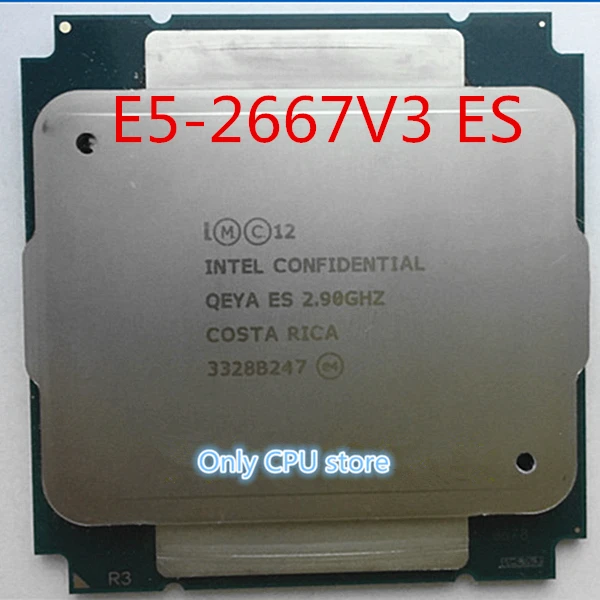 Intel Ксеон ES версии E5 V3 E5-2667V3 qeya Высокая Частота процессора 2,90 ГГц 8-ядерный 35 м E5 2667V3 LGA2011-3 процессор E5-2667 V3