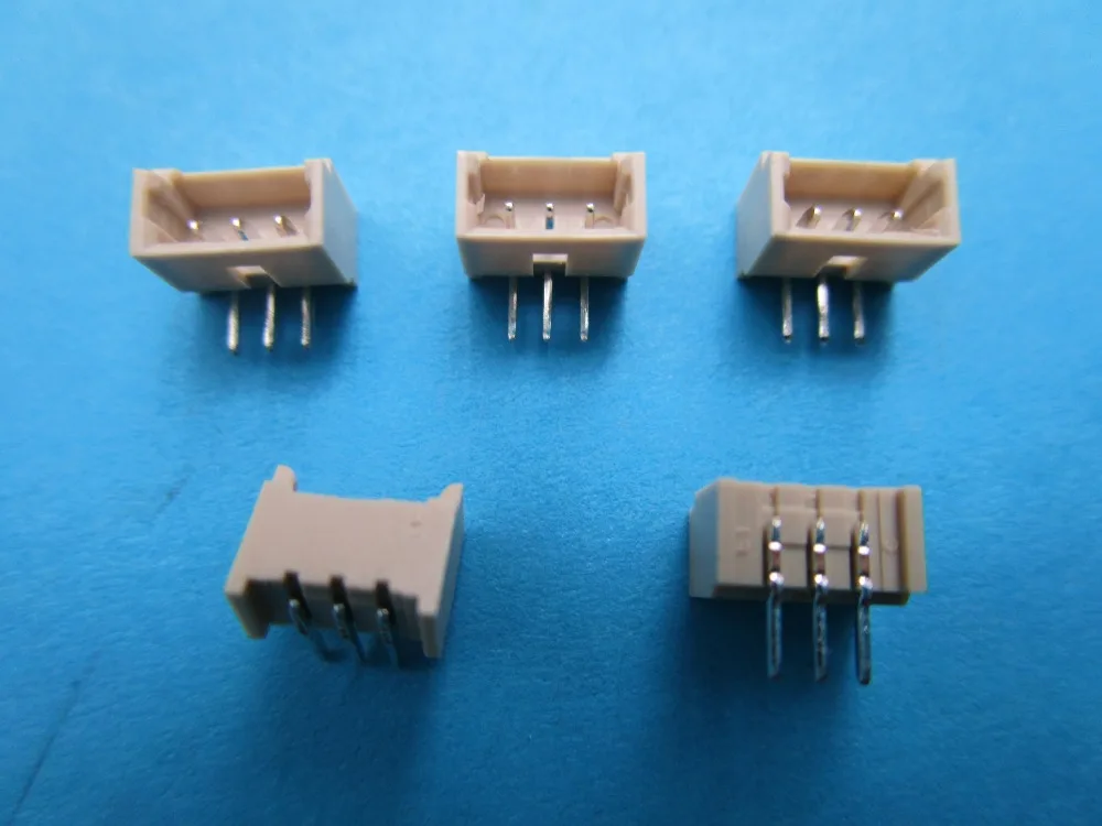 400-pcs-Pitch-1-25mm-Micro-3-Pin-Right-Angel-Male-Plug-Polarized ...