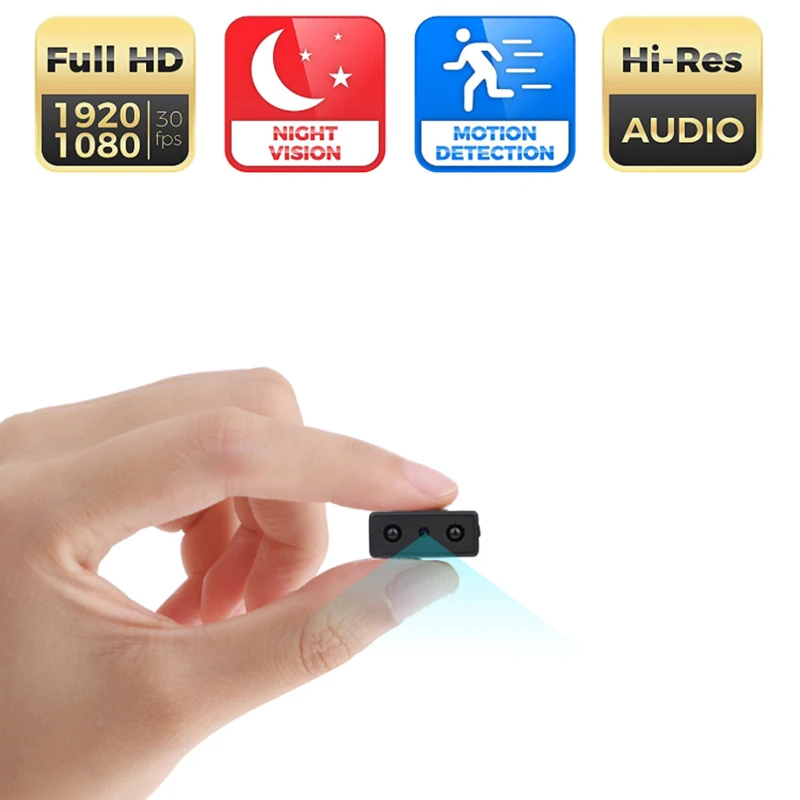 

Mini Camera Smallest 1080P Full HD Camcorder Infrared Night Vision Micro Cam Motion Detection Sport DV support hidden TF card