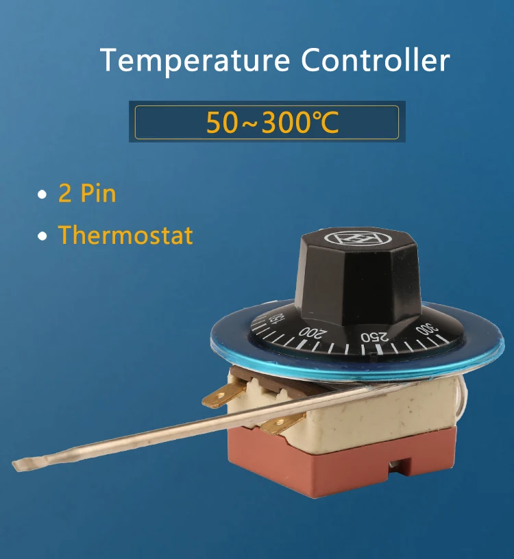 capilar dial termostato-controlador de temperatura ajustável para forno elétrico