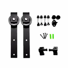LWZH J-Shaped Roller for Sliding Barn Door Hardware Component Closet Door Roller for Sliding Barn Door