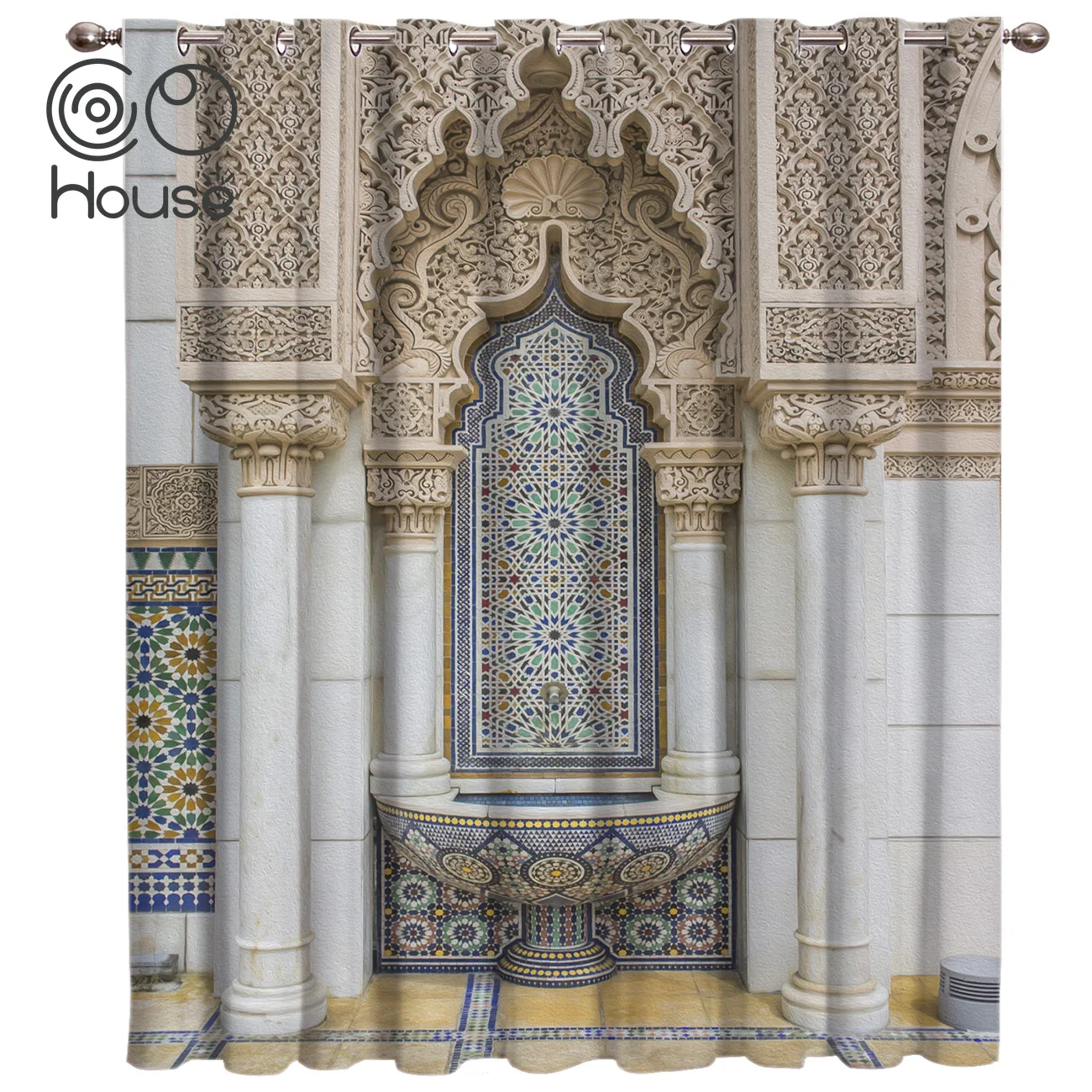 COCOHouse cortinas para habitaci n de Iglesia religiosa isl mica 