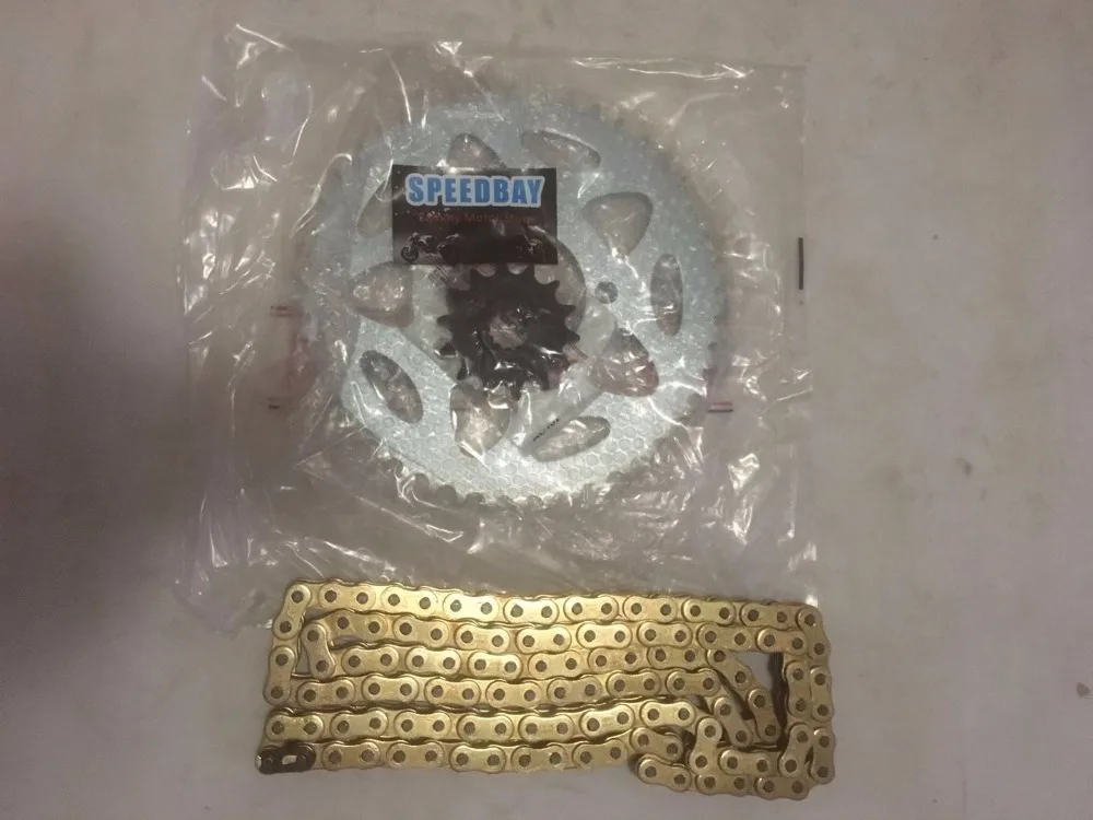 Benelli TNT600 BJ600 BN600 BJ300/250 600I BN300 TNT300 BN302 Roller Motorcycle Chain With 43T/44/46T 14T Front Rear Sprockets