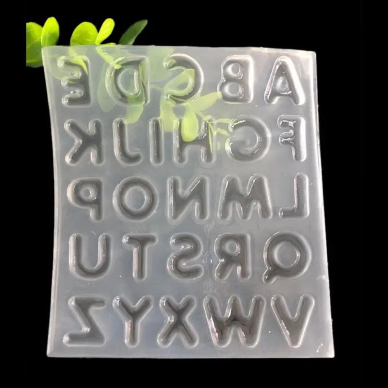 

26 English Letters Alphabet Resin Casting Mold Silicone Mold Jewelry Making Tool