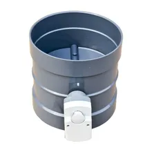 110-315 мм ПВХ воздушная Демпферная заслонка Электрический воздуховод моторизированный демпфер воздушный регулирующий клапан лабораторная вентиляционная труба клапан