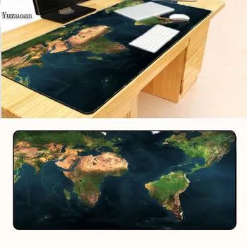 

Yuzuoan 900*400*2mm World Map Printing Large Mousemat Anti-slip Computer Mouse pad Gaming Speed Mice Play Mat For CSGO Gamer