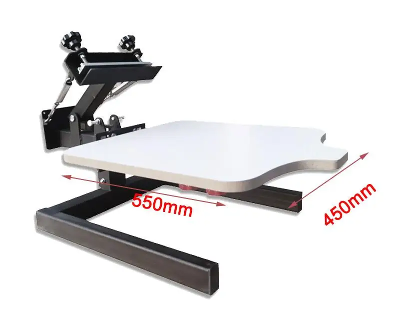 

Manual 1 color 1 station screen printing machine Single color desktop screen press