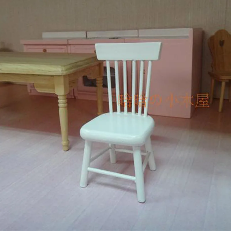 Side Chair dollhouse miniature wood furniture 1/12 scale kids Toys & Hobbies Side Chair dollhouse miniature wood furniture 1/12 scale kids Toys & Hobbies