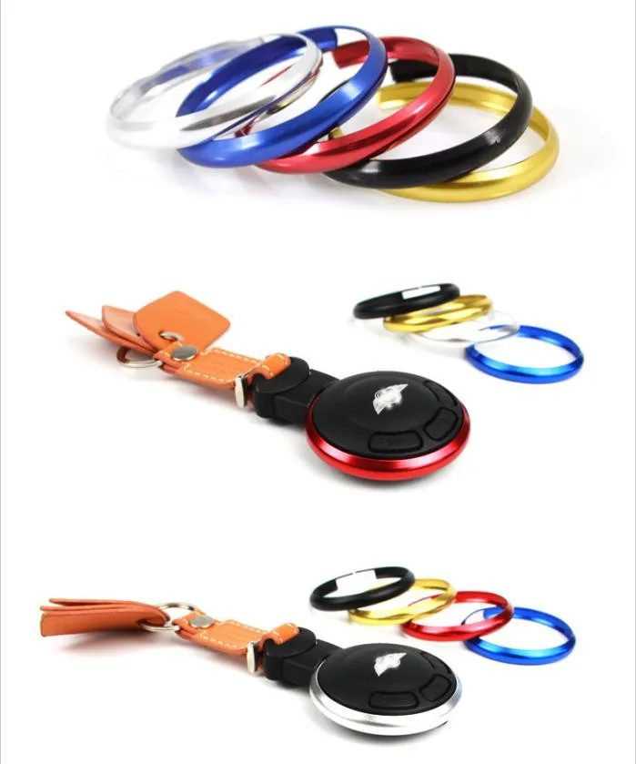 MATT BLUE METAL RING TRIM FOR MINI COOPER R55 R56 R57 R58 R59 R60 SMART KEY FOB