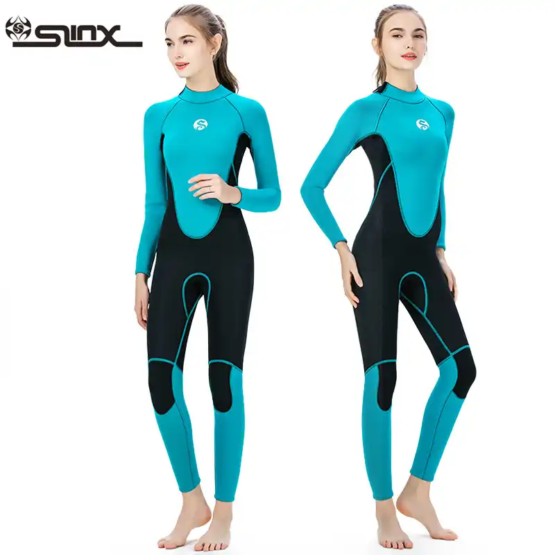 SLINX 2mm Neoprene Anti UV Keep Warm Women Long Sleeve Bikini Wetsuit