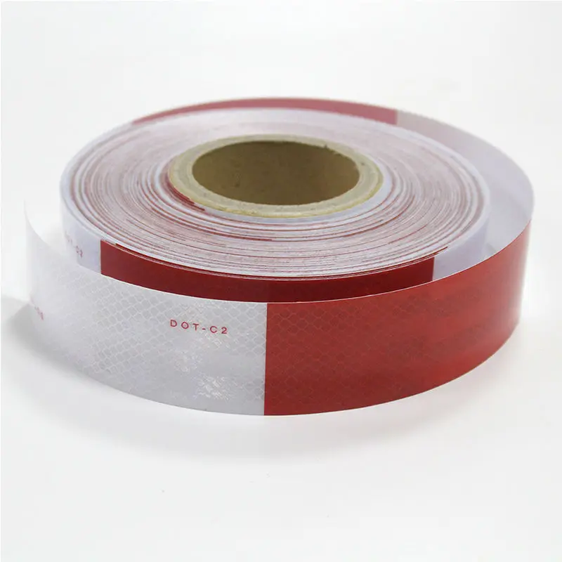 *White 2/"x150/' Reflective Safety Tape DOT-C2 Warning Sticker Conspicuity Decal
