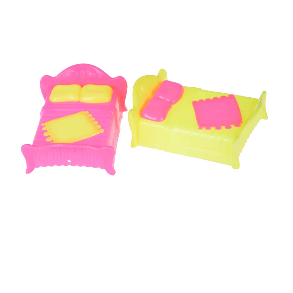 plastic doll bed