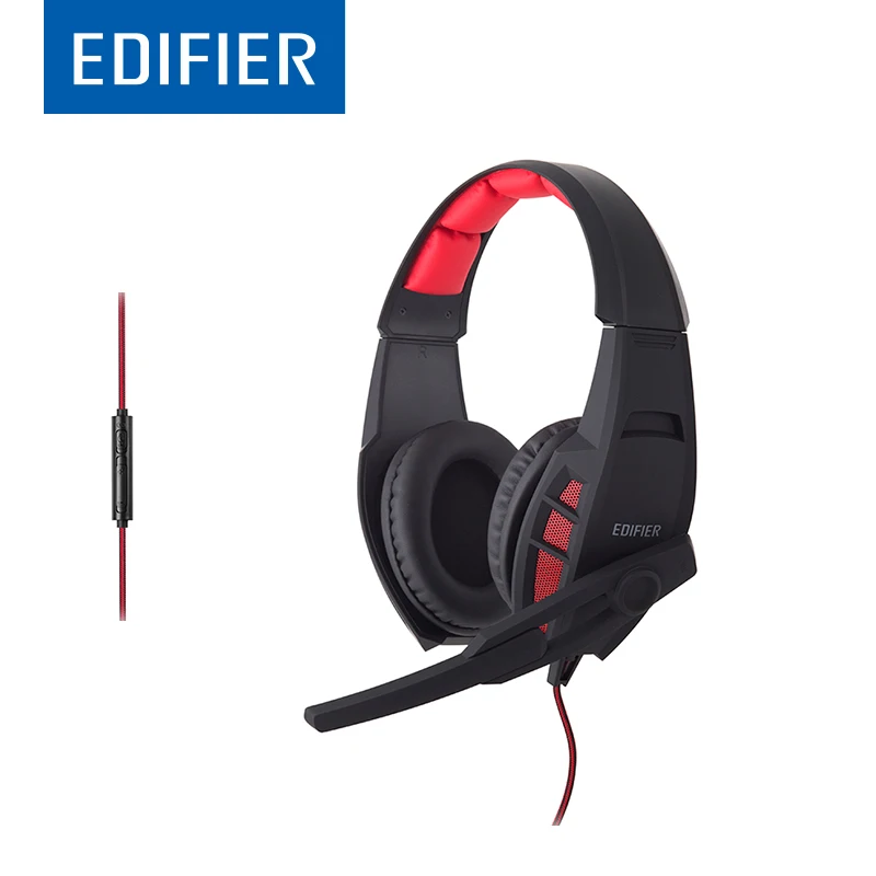 EDIFIER G2 заниматься Игровые наушники Накладные Шум шумоподавлением гарнитура с
