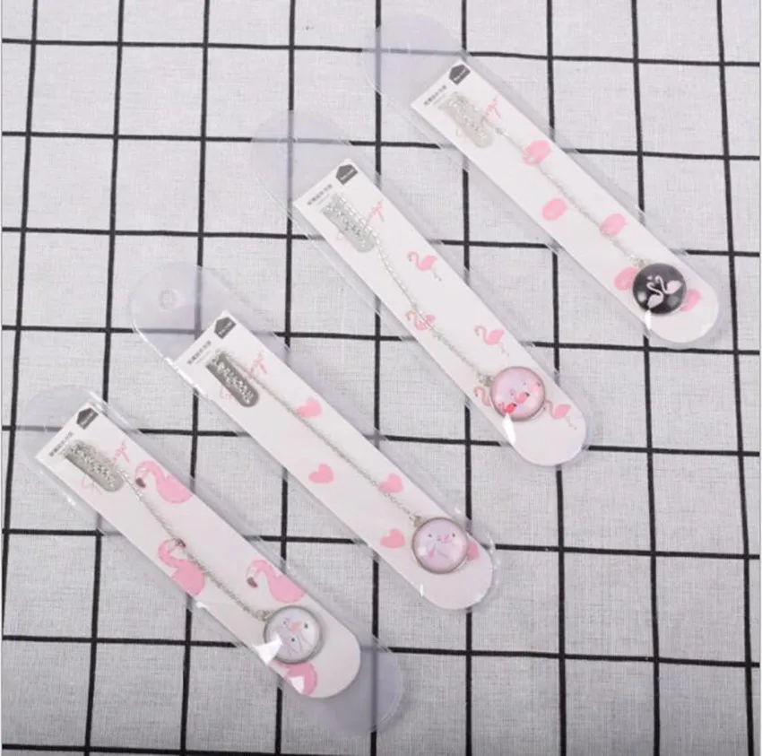 Прекрасный Фламинго Хрустальная подвеска-шар маркер Закладка страницы школы офиса поставка студенческие канцелярские принадлежности