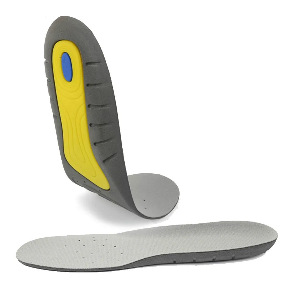 

Pu Sports Insoles Pads For Shoes Soles Arch Support Shock Absorbing Breathable Orthopedic Insole Shoe Pad Inserts Gel Cushion