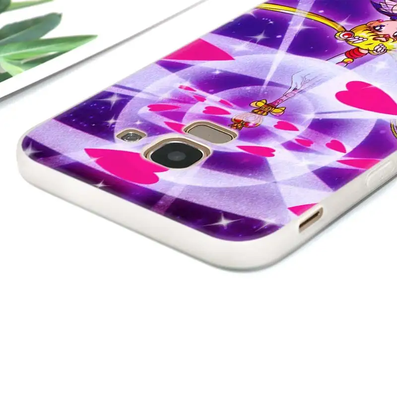 Силиконовый чехол Comic Sailor Moon Girl с принтом для Samsung Galaxy j8 j7 j6 j5 j4 j3 Plus Prime 2018 2017 2016