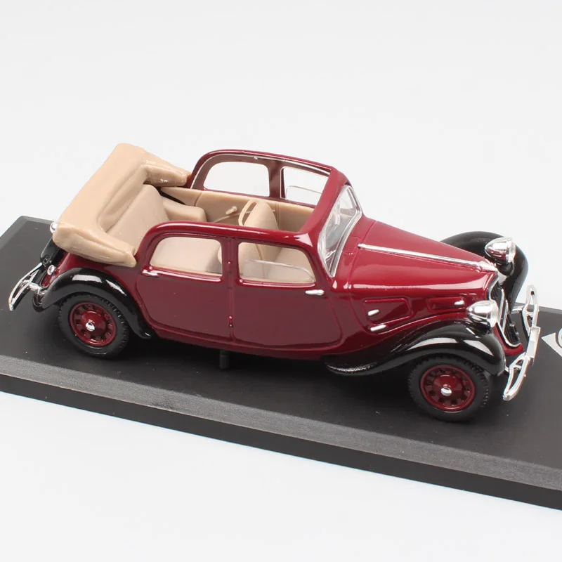 1:43 Масштаб MAJORETTE классический винтажный Citroen тяги Avant 11B развязка 1938 трансформер вагон литая под давлением модель автомобиля игрушка