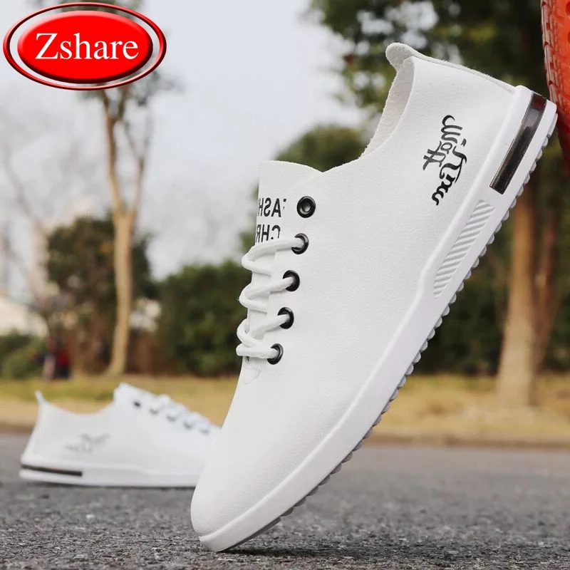 

new 2019 summer mens casual shoes men leather shoes lightweight comfortable breathable walking sneakers men flats Zapatos Hombre