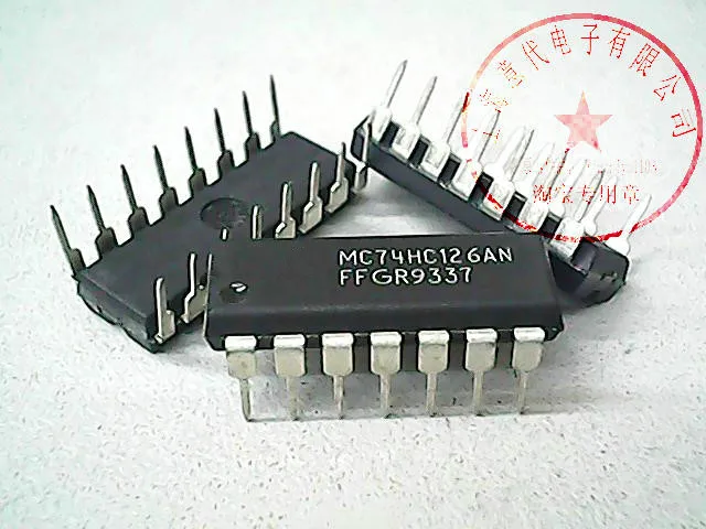 25 шт. MC74HC126AN 74HC126 оригинальный в наличии Quad 3-state неинвертирующие буферы IC новый |