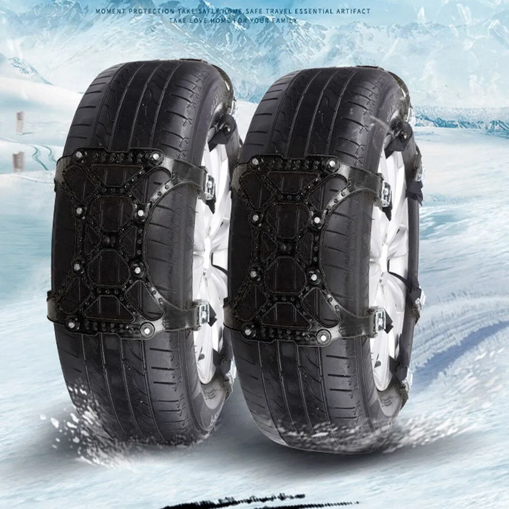 

Car Winter Snow Tire Wheel Antiskid Chain TPU Anti-skid Roadway Security Snow Chains Tighten Belt
