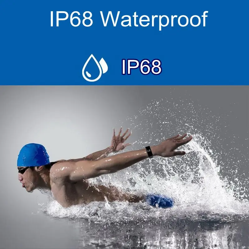 IP67 Waterproof Smart bracelet Bluetooth fitness Band Sport Wristband Heart Rate Monitor watch smartphone fitbit tracker weight controller (12)
