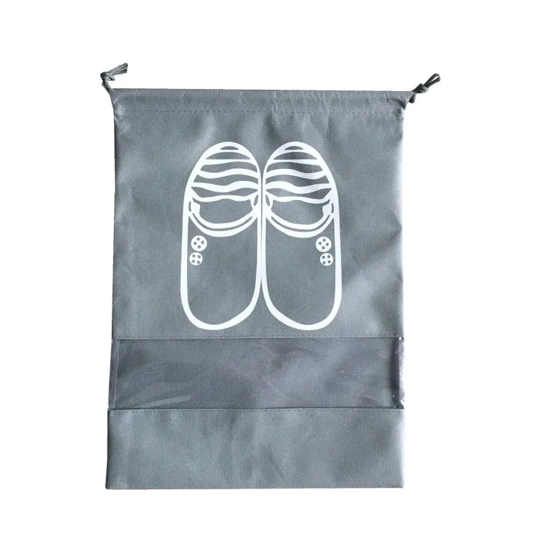 Модная женская сумка для обуви высокого качества, 1 шт., 2 размера, дорожная сумка, переносная практичная сумка-Органайзер, новинка - Цвет: gray