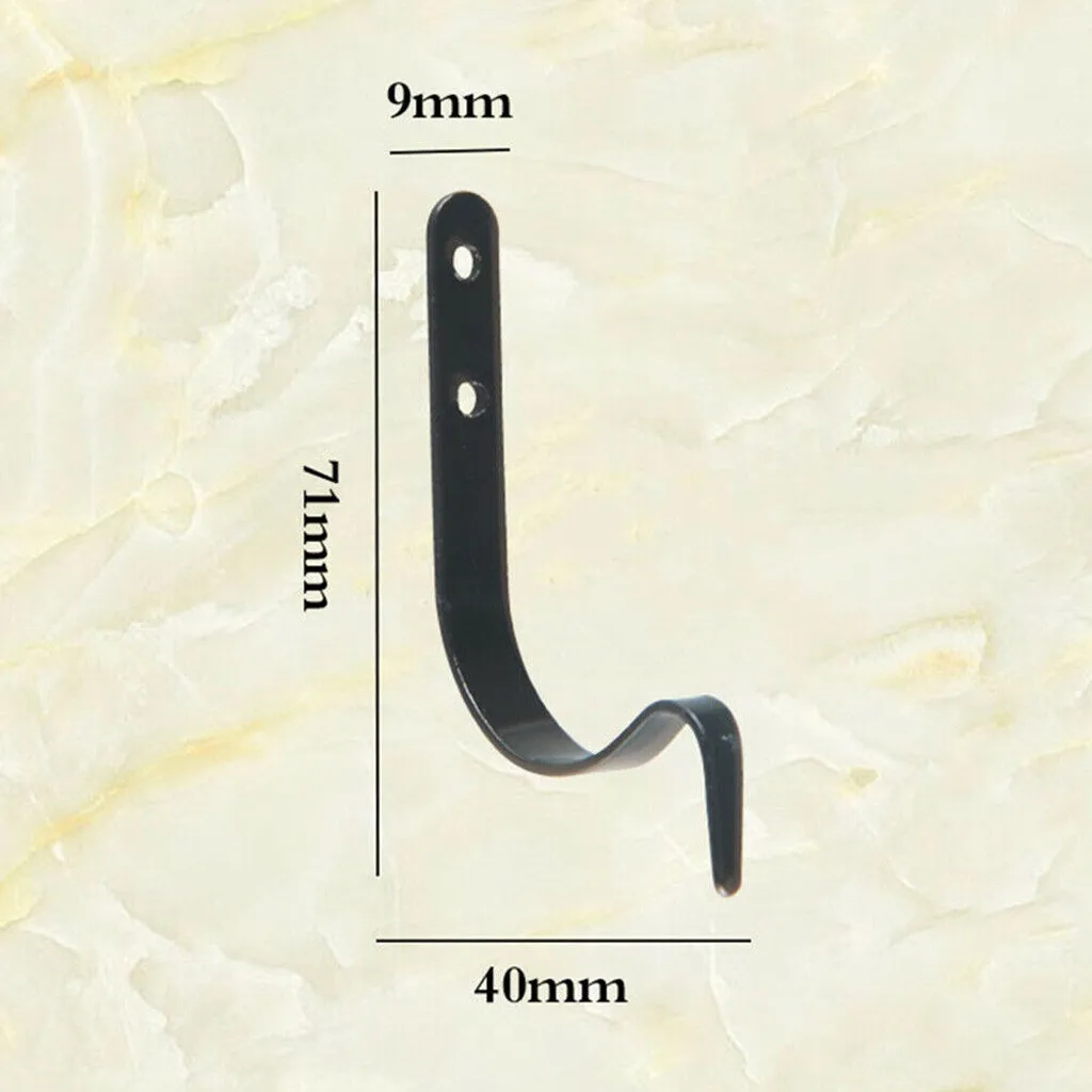 10 шт. железные антикварные крючки маленькие Настенные Крючки вешалка металлические декоративные сверхпрочные вешалки для подвешивания фонаря для мебельного Оборудования