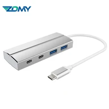 

Zomy usb-c hub aluminum hdd docking station USB 3.1 Type-C to HDIM/VGA/usb 3.0/usb 3.1 adapter 4K Video Converter for Macbook