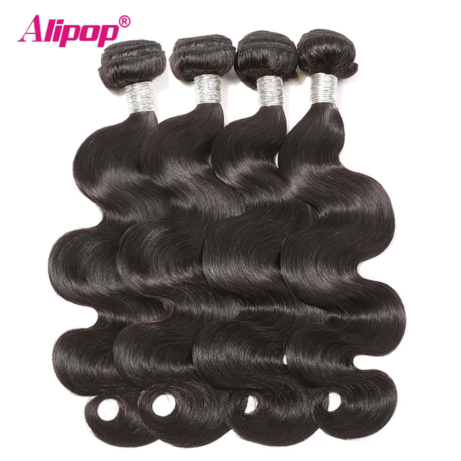 Responsible Body Wave Bundles Remy Peruvian Hair Bundles Deals 100% Human Hair Bundles 8-28 Inches Hair Extensions Weave Alipop Can Be Dyed Hair Extensions & Wigs Hair Weaves