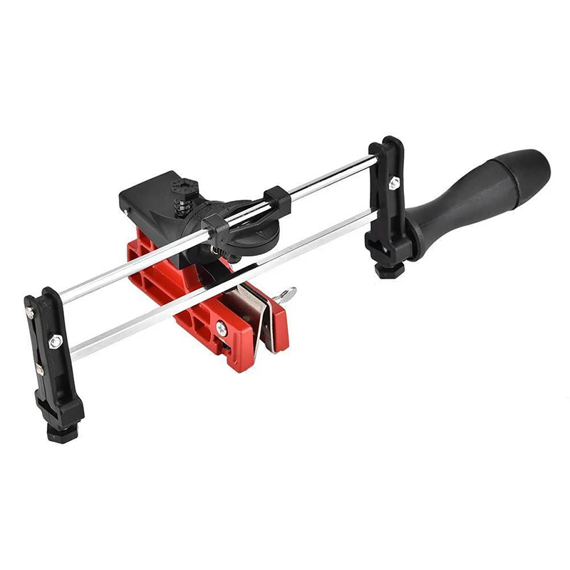 Afilador de cadenas Motosierra Durable Archivo manual Reemplazo de metal Gu/ía de molienda Herramientas Jard/ín profesional Accesorios universales Cortadora de c/ésped