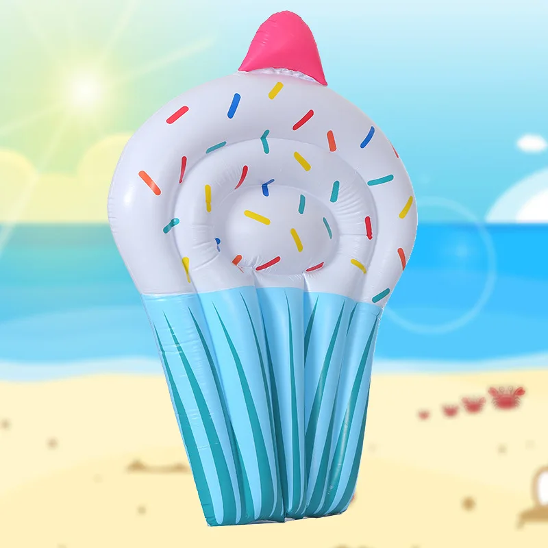 

Giant Inflatable Cake Pool Float Ice-cream Inflatable Swimming Ring Adult Water Bed Pool Party Fun Inflatable Swim Circle Boia