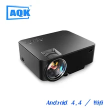 Portable Mini Projector Pocket Wireless Display HDMI/USB Hand-sized Remote Control for Business Travel Outdoor
