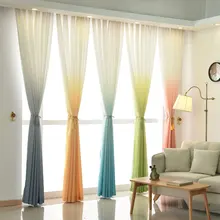 Color window curtain stue modern
