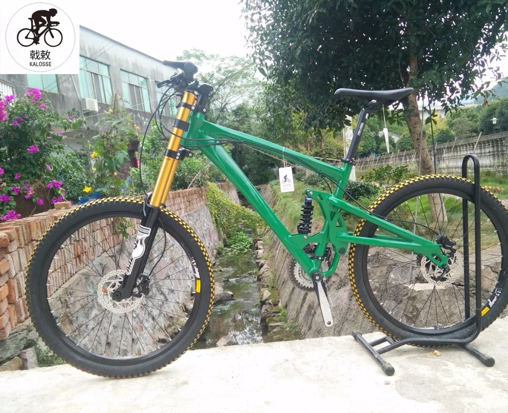 Perfect Kalosse  M4000   27speed  AM/XC    26*2.35 tires  bicycle   DH  20mm barrel shaft  Full suspension mountain bike 1