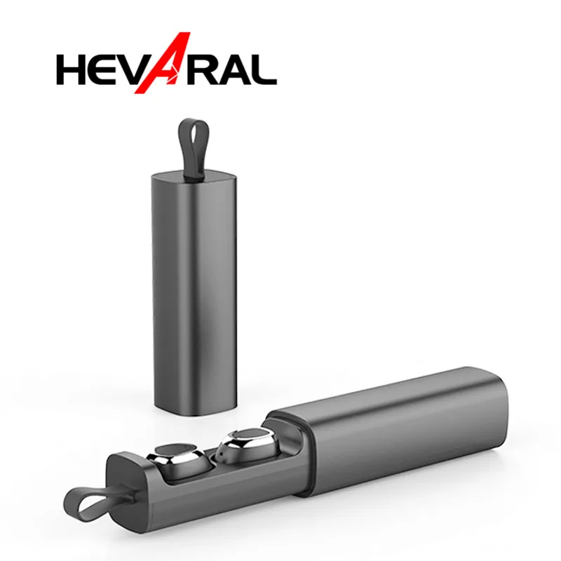 

Hevaral In-Ear Stereo Music Binaural True Wireless Earbuds Mini Bluetooth V4.2 Earphone For Samsung Phones Magnetic Charging