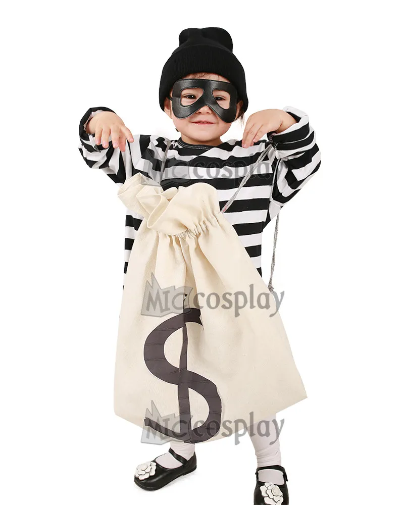 Kids Burglar Robber Costumein Girls Costumes from Novelty & Special