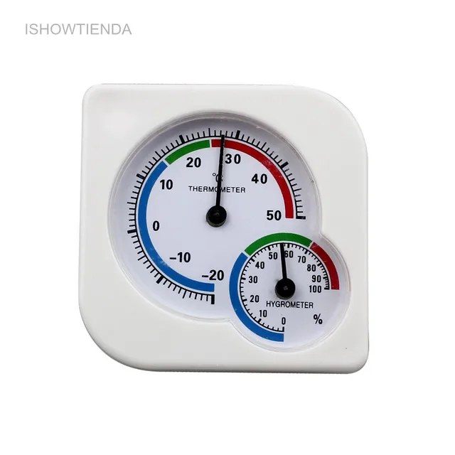 ISHOWTIENDA 1 PZ 7.5X1.2 CM Indoor Outdoor MIni Igrometro Termometro Meter Temp ISHOWTIENDA 1 PZ 7.5X1.2 CM Indoor Outdoor MIni Igrometro Termometro Meter Temp