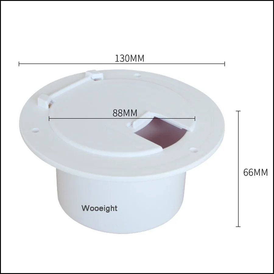 Wooeight пластиковый ПП RV проволочный замок Коробка круглый провод Отсек крышка распределительная коробка для лодки морской порт кемпинг трейлер защита