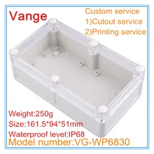 1 шт./лот хорошее качество вводят в поле IP68 Водонепроницаемый ABS пластик Проект коробка для разъема провода под водой 161,5*94*51 мм