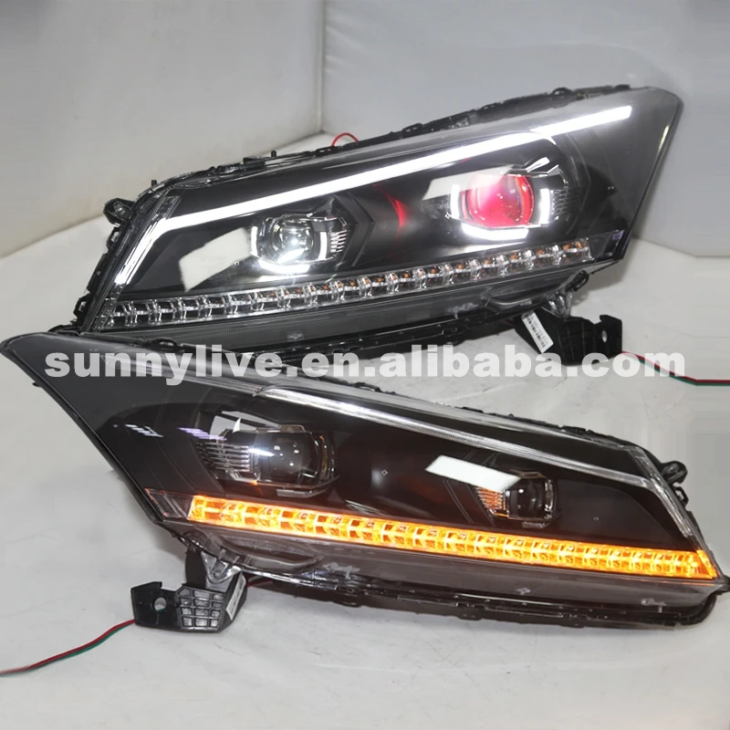 2008 до 2011 год для HONDA Accord светодиодный дьявольские глаза фар|headlights for|2008 honda accordhonda