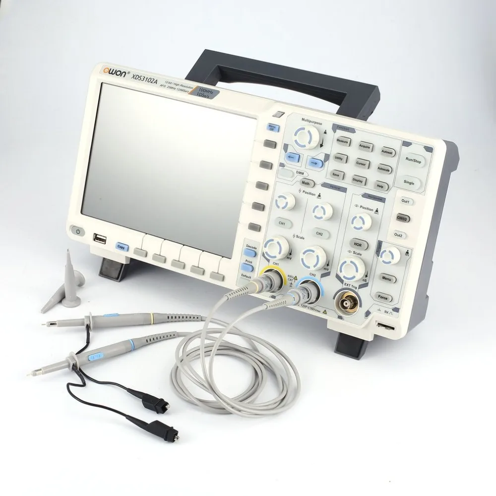 

Owon High Resolution Digital Storage Oscilloscope 100Mhz 1Gsa/S Adc 2Channels Deep Memory Lcd Display Scopemeter Scope Meter