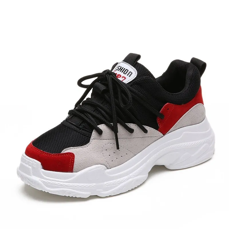 

YeddaMavis Sneakers Womens Shoes 2019 Spring New Ladies Mesh Casual Shoes Woman Harajuku Lace Up Women Shoes Zapatos De Mujer