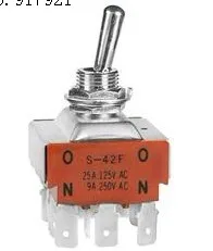 

[ZOB] S-42F imported from Japan nkk day open toggle switch S-42R toggle switch S-42T Industrial Toggle Switches --5PCS/LOT